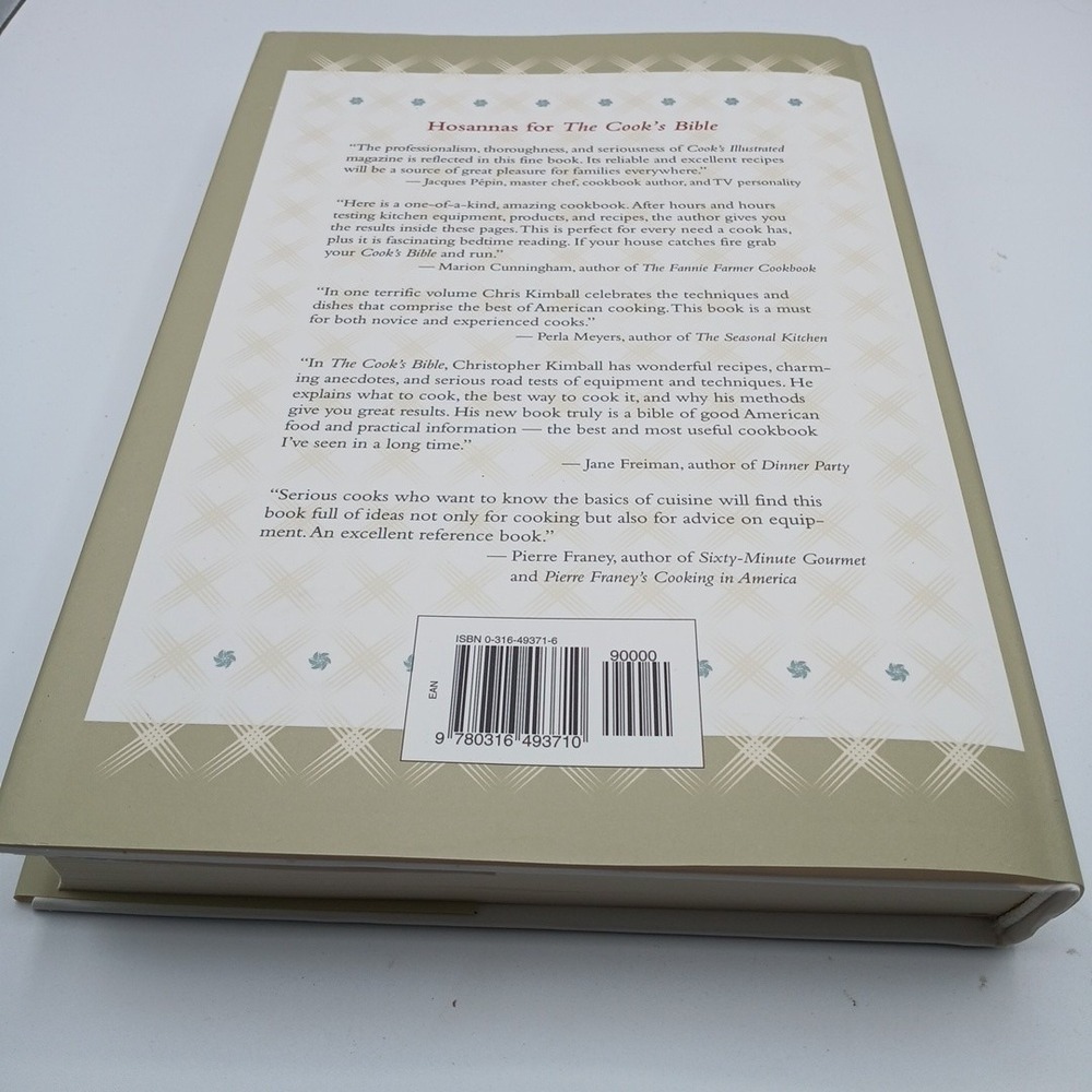 Cook's Bible The Best of American Home Cooking Christopher Kimball NOS - Picture 15 of 16
